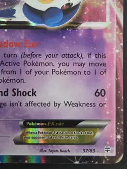 Pokemon TCG: XY Generations - Meowstic EX (37/83) Ultra Rare LP - Image 4