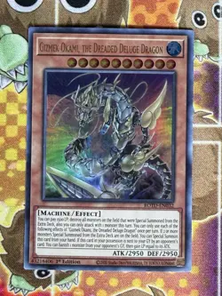 Yugioh Gizmek Okami, The Dreaded Deluge Dragon ROTD-EN032 Single - Image 1