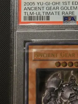 Yugioh Ancient Gear Golem TLM-EN006 Ultimate 1st Edition PSA 8 NM - Image 3