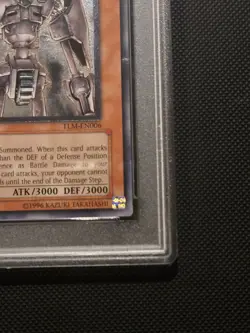 Yugioh Ancient Gear Golem TLM-EN006 Ultimate 1st Edition PSA 8 NM - Image 4