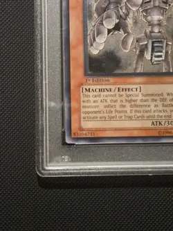 Yugioh Ancient Gear Golem TLM-EN006 Ultimate 1st Edition PSA 8 NM - Image 5