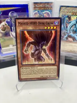 Yugioh Masked Hero Dusk Crow MZMU-EN014 Super Rare 1st ED - Image 1