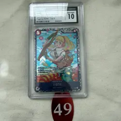 CGC 10 GEM MINT Hibari OP11-010 SR Flagship Battle Prize - ONE PIECE 49 - Image 1