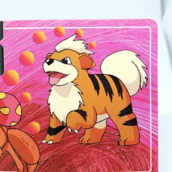 058 Growlithe Top Pokemon Card Nintendo GAME Freak TV TOKYO japan Anime - Image 3