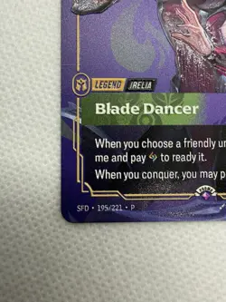 Riftbound METAL Card Irelia Blade Dancer Las Vegas Prize Wall Exclusive English - Image 4