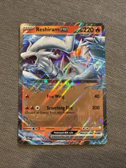 Pokemon TCG Reshiram EX Holo Card 30/159 SV:09 Journey Together NM/M Condition - Image 1