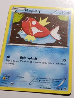 Magikarp 22/83 LP / VLP - XY Generations Pokemon Card - Miki Tanaka Art - Image 2