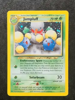Pokemon Jumpluff Holo Rare TCG Card 9/64 Neo Revelation Unlimited Light Play - Image 1