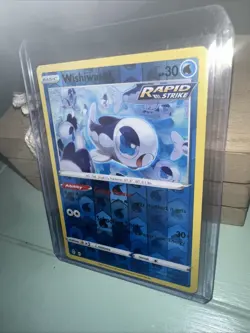 Pokemon card EVOLVING SKIES Reverse Holo Rare WISHIWASHI (046/203) Mint/NM - Image 2