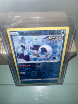 Pokemon card EVOLVING SKIES Reverse Holo Rare WISHIWASHI (046/203) Mint/NM - Image 3