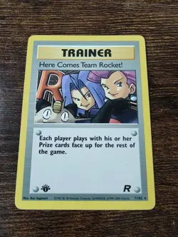 Here Comes Team Rocket 71/82 1st Edition Team Rocket Non Holo Pokemon Card - Image 1