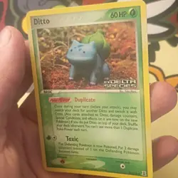Ditto (Bulbasaur) Delta Species 36/113 Reverse Holo RH Pokemon Card NM-/LP+ - Image 3
