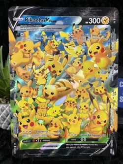 JUMBO Pikachu V Union Card SWSH141 Oversized Promo Pokemon Celebrations 25th NM - Image 3