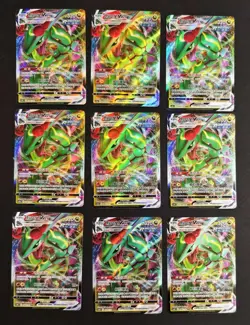 Rayquaza VMAX Pokemon Card TCG S Chinese CS4bC 098/132 RRR Lot 9 NE40 - Image 1