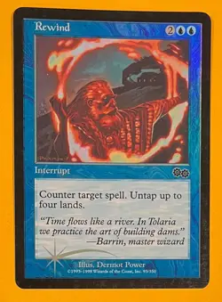 MTG REWIND (Foil) Arena Promo (OldManMTG 013-104) - Image 1