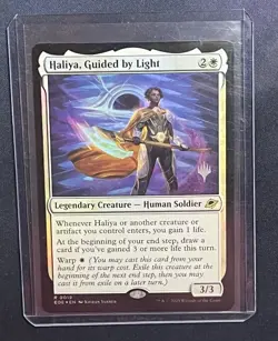 MTG FOIL Haliya, Guided by Light Edge Eternities 0019 Magic the Gathering Promo - Image 1