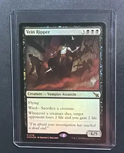 MTG FOIL Vein Ripper Murders At Karlov Manor 0110 NM Magic the Gathering Promo - Image 1