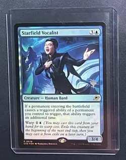 MTG FOIL Starfield Vocalist Edge Of Eternities 0078 NM Magic the Gathering Promo - Image 1