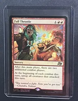 MTG FOIL Full Throttle Aetherdrift 0127 Magic the Gathering Promo - Image 1