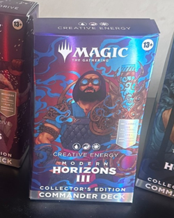MTG Modern Horizons 3 III Commander Deck Creative Energy Collector's Edition - Image 1