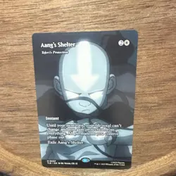 Aang’s shelter (Teferi’s protection) NM showcase art. MTG - Image 1