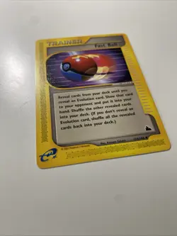Fast Ball 124/144 Skyridge Regular E-Reader Pokemon TCG NM - Image 2