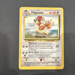 Pokemon TCG Pidgeotto 22/102 - Base Set Unlimited Rare - LP/MP - Image 1