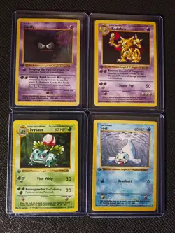 First Edition Shadowless Pokemon Card set - Image 1