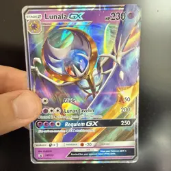 Lunala GX SM103 Sun & Moon Black Star Promo Holo Pokemon Card - Image 1