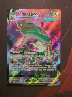 Pokemon Rayquaza VMAX TG20/TG30 Silver Tempest Trainer Gallery Holo Pokemon Mint - Image 1