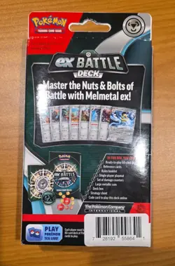 Pokemon 2024 Pokemon TCG Melmetal EX Battle Deck NEW SEALED - Image 2