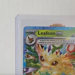 Pokemon Leafeon ex Double Rare Holo Sv: Prismatic Evolutions 006/131 2025 - Image 3