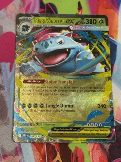 Pokemon Mega Evolution #3/132 Mega Venusaur ex Double Rare Holo - Image 1