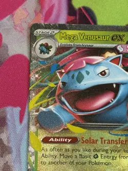 Pokemon Mega Evolution #3/132 Mega Venusaur ex Double Rare Holo - Image 2