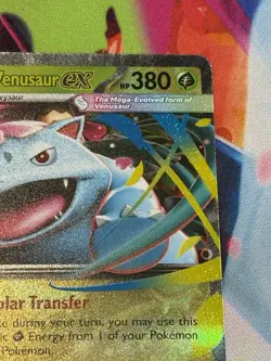 Pokemon Mega Evolution #3/132 Mega Venusaur ex Double Rare Holo - Image 3