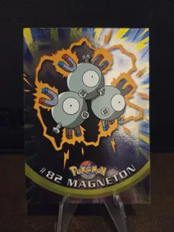 Magneton #82 Topps Pokemon Card Foil Blue Logo 🌟🌟🌟 - Image 1