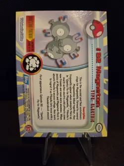 Magneton #82 Topps Pokemon Card Foil Blue Logo 🌟🌟🌟 - Image 3
