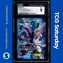 2013 POKEMON BLACK & WHITE PLASMA BLAST #100/101 PALKIA CGC 9 - Image 1