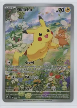 Pikachu (Paldea Adventure Chest) Holo Pokemon Scarlet & Violet Black Star Promo - Image 1