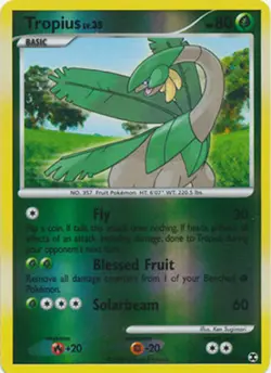 Tropius 52/111 Platinum Rising Rivals REVERSE HOLO PERFECT MINT! Pokemon - Image 1