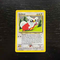 Pokemon Delibird Holo Rare 05/64 Neo Revelation LP Excellent Condition - Image 1