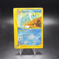 Pokemon TCG Vaporeon Skyridge 33/144 Rare Clean Small Crease LPU Vintage WOTC -g - Image 1