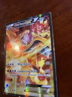 Pokemon Red & Blue Collection Charizard Ex XY121 Promo Holo Full Art MP - Image 3