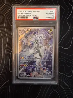 N’s Reshiram Pokemon Journey Together #167/159 PSA 10 - Image 1