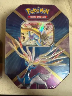 Pokemon TCG Tin- Xerneas EX Factory Sealed 2016 XY and Black & White Series - Image 1