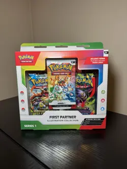 Pokemon TCG First Partner Illustration Collection Box Series 1 Sealed New - Image 1