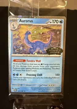 Aurorus 024/088 - Cosmo Holo - Pokemon Perfect Order Stamped Promo SEALED - Image 1