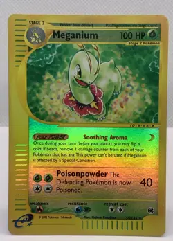 Meganium Reverse Holo 54/165 Expedition Base Set Pokemon 2002 LP - Image 1