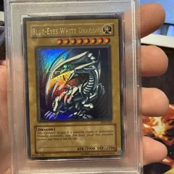 Yu-Gi-Oh SDK-001 Blue-Eyes White Dragon - PSA 4 - Image 3