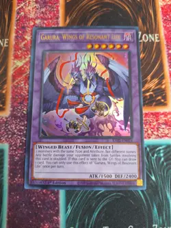 Yu-Gi-Oh! Garura, Wings of Resonate Life RA02-EN024 Ultra Rare 1st Edition NM - Image 1